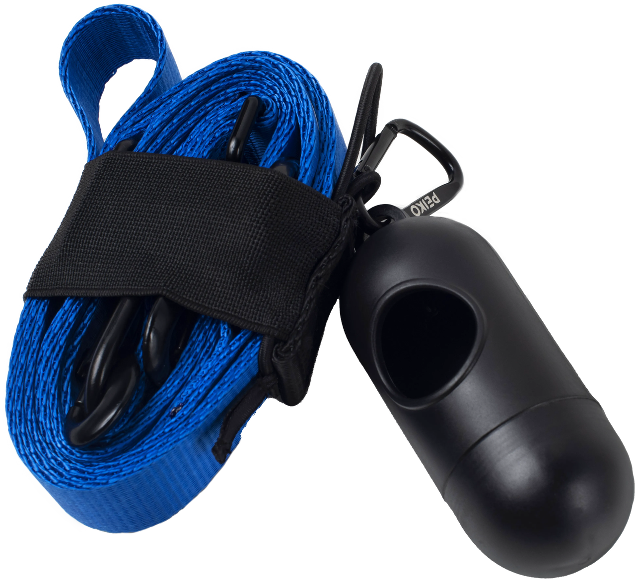 PEIKO® MultiLeash™ blue with waste bag holder